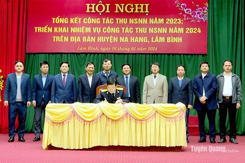2 huyện Na Hang, Lâm Bình phấn đấu thu ngân sách đạt 84 tỷ đồng