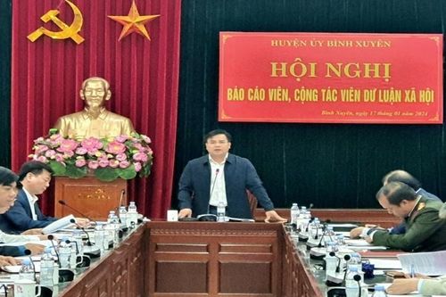 Bình Xuyên (Vĩnh Phúc): Năm 2024 sẽ xử lý kịp thời các vấn đề dư luận xã hội