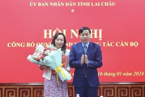 Sở Tài chính tỉnh Lai Châu có thêm nữ Phó Giám đốc