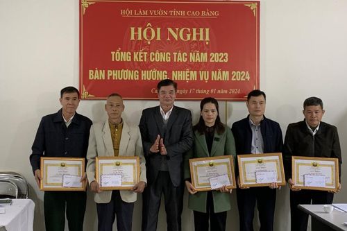 Hội làm vườn tỉnh triển khai nhiệm vụ năm 2024