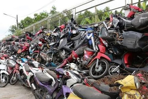 TPHCM: Kho bãi quá tải vì chứa xe vi phạm