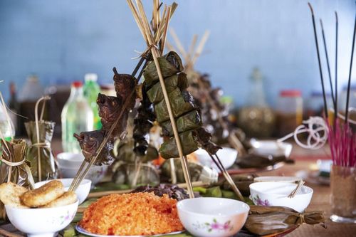 Món ăn trên mâm cỗ cúng năm mới của người Mường