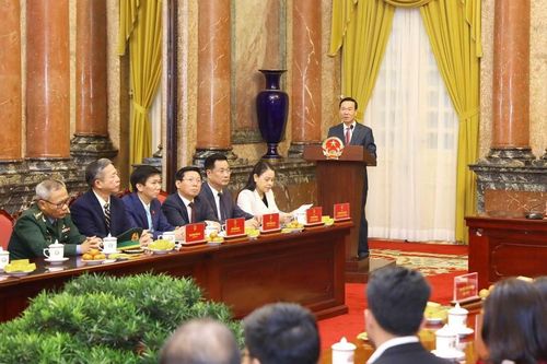 Chủ tịch nước Võ Văn Thưởng tiếp đoàn đại biểu chương trình 'Việc tử tế'