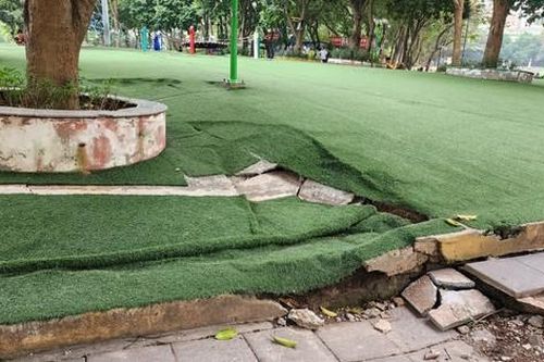 Tiếp nhận 2 công viên xuống cấp, quận Cầu Giấy để cải tạo, sửa chữa