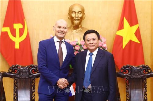Giám đốc Học viện Chính trị quốc gia Hồ Chí Minh tiếp Đại sứ Hà Lan