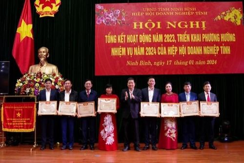 Hiệp hội Doanh nghiệp tỉnh Ninh Bình: Tiếp tục phát huy vai trò cầu nối với chính quyền, doanh nghiệp