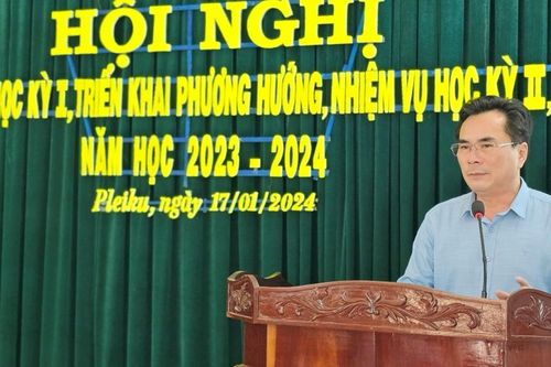 Pleiku: Sơ kết học kỳ I, năm học 2023-2024