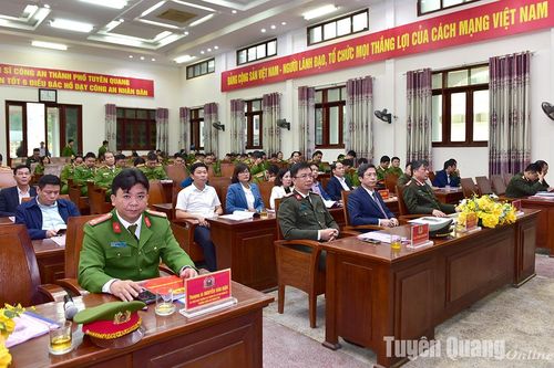 Công an thành phố Tuyên Quang tiếp tục đổi mới nâng cao chất lượng, hiệu quả công tác