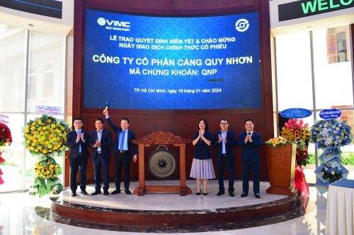 Hơn 40 triệu cổ phiếu của Công ty Cổ phần Cảng Quy Nhơn chính thức lên sàn HOSE