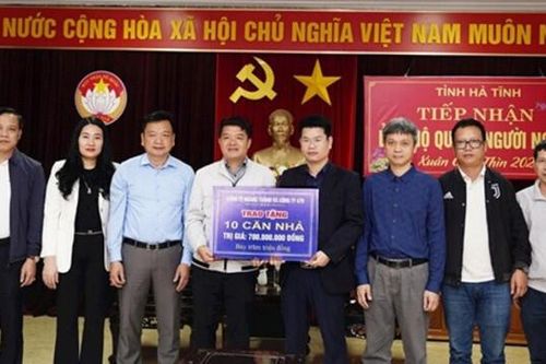 Hà Tĩnh: 2 doanh nghiệp hỗ trợ xây dựng 10 căn nhà ở cho hộ nghèo