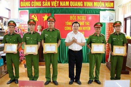 Công an huyện Hòn Đất hoàn thành xuất sắc nhiệm vụ được giao