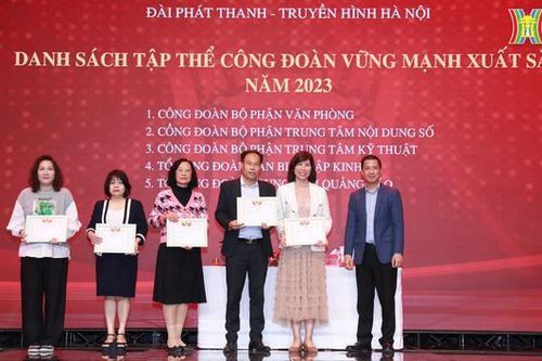 Công đoàn Đài Hà Nội nhiều kết quả nổi bật trong năm 2023