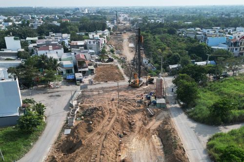Tăng tốc thi công dự án gần 1.500 tỷ đồng kết nối Long An với TP.HCM