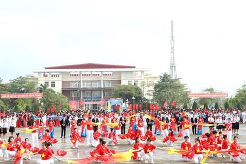 Hơn 800 học sinh tham gia Hội khỏe Phù Đổng huyện Mê Linh lần thứ X