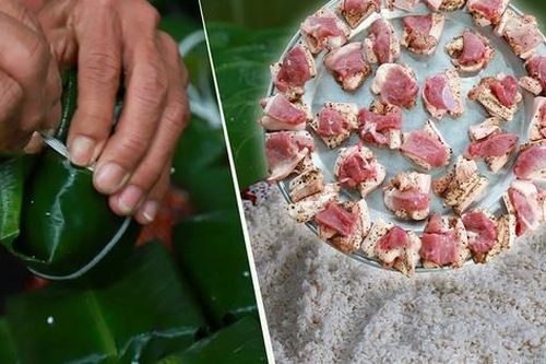 Về làng Tranh Khúc thưởng thức món bánh chưng nức tiếng đất Hà Thành