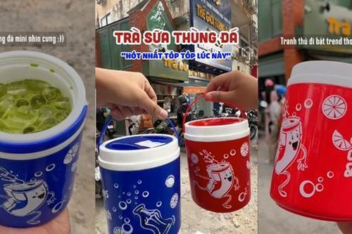 Giới trẻ tích cực săn đón 'trà sữa thùng đá', thức uống vừa hợp vị vừa trendy