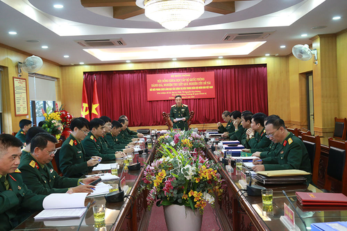 Đánh giá, nghiệm thu kết quả nghiên cứu đề tài cấp Bộ Quốc phòng 'Đổi mới phong cách lãnh đạo của chính trị viên trong Quân đội nhân dân Việt Nam'