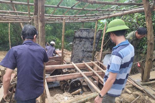 Xử lý nghiêm việc khai thác vàng trái phép tại núi Đá Ngựa