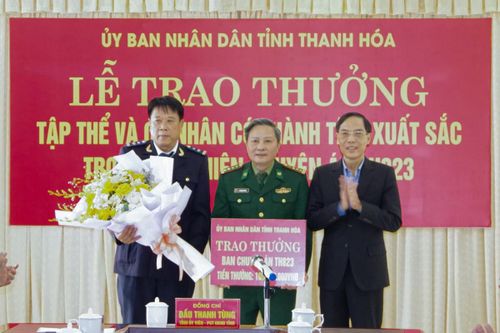 Trao thưởng các tập thể, cá nhân có thành tích xuất sắc trong đấu tranh thành công Chuyên án TH823