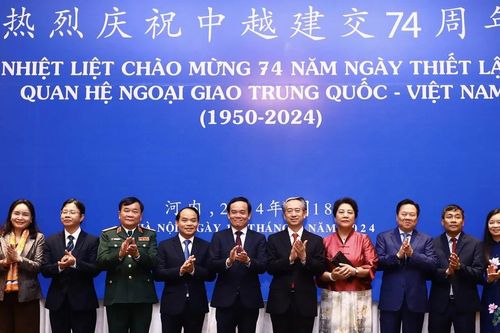 Lễ kỷ niệm 74 năm ngày thiết lập quan hệ ngoại giao Việt Nam-Trung Quốc