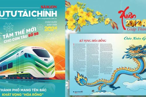 Giai phẩm Xuân Giáp Thìn 2024 SGGP - Đầu tư Tài chính ra mắt bạn đọc ngày 22-1