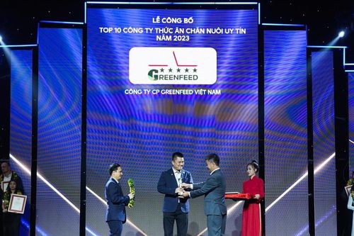 GREENFEED Việt Nam liên tiếp đạt top 5 công ty thức ăn chăn nuôi uy tín