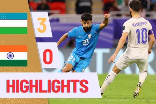 Video những pha tấn công hấp dẫn và 3 bàn thắng trong trận Ấn Độ vs Uzbekistan