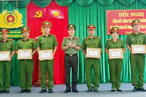 Công an Châu Phú tổng kết công tác năm 2023