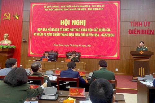 Họp bàn kế hoạch tổ chức Hội thảo khoa học cấp quốc gia kỷ niệm 70 năm chiến thắng Điện Biên Phủ