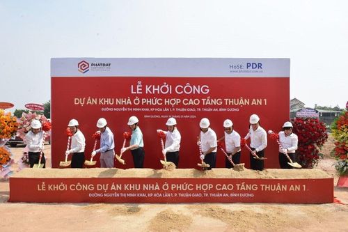 Phát Đạt khởi công dự án Khu nhà ở phức hợp cao tầng Thuận An 1 tại Bình Dương