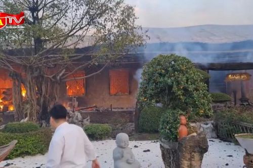 Cháy tại chùa Phật Quang