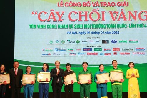 Tôn vinh công nhân vệ sinh tiêu biểu năm 2023