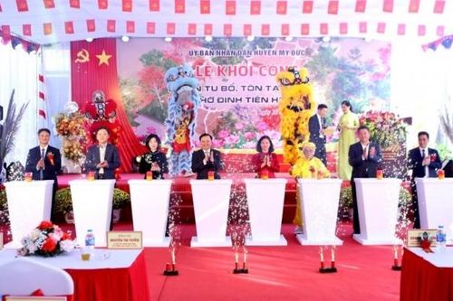 Hà Nội khởi công dự án tu bổ, tôn tạo di tích rộng hơn 8.000m2