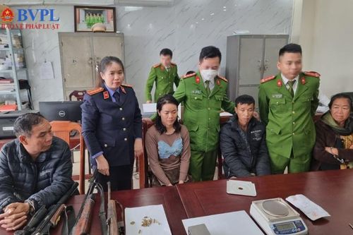 Bắt giữ 4 đối tượng buôn bán ma túy có vũ khí