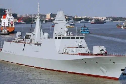 Trung Quốc đưa siêu khinh hạm Type 054B đầu tiên vào thử nghiệm chế tạo