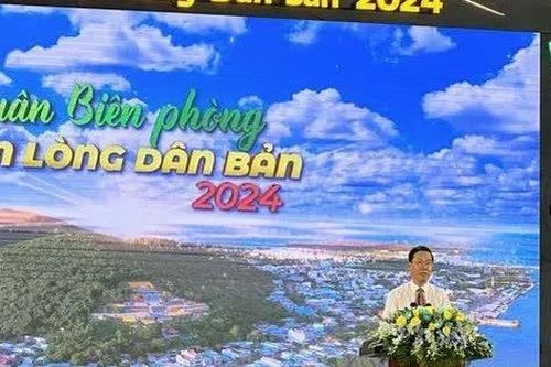 Chủ tịch nước Võ Văn Thưởng dự 'Xuân biên phòng ấm lòng dân bản' năm 2024 tại Kiên Giang
