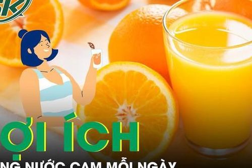 Uống nước cam tươi mỗi ngày có tốt cho sức khỏe?