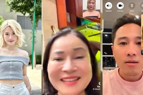Khánh Vy đăng clip gọi điện khoe phụ huynh mái tóc bạch kim, lần này nhuộm thật chưa?