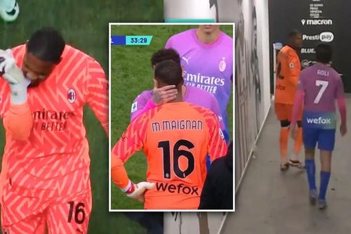 Lý do cầu thủ Milan đồng loạt rời sân giữa chừng, khiến trận đấu bị tạm dừng