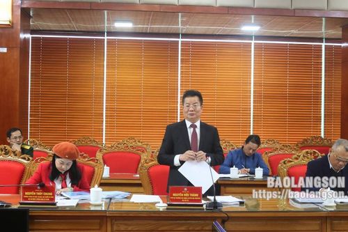 Đoàn công tác của Bộ Nội vụ làm việc với UBND tỉnh