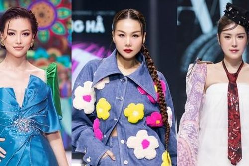 Thanh Hằng bị sốt vẫn cực 'slay' trên sàn diễn cùng dàn Hoa hậu, Nam vương quốc tế