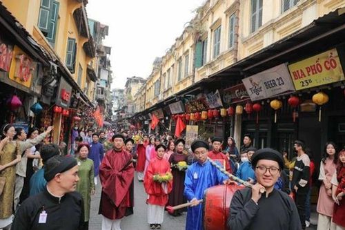 Hà Nội: Nhiều hoạt động văn hóa mừng Đảng - mừng Xuân Giáp Thìn tại phố cổ