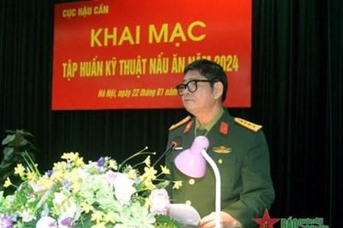 Cục Hậu cần, Binh chủng Công binh tập huấn kỹ thuật nấu ăn năm 2024