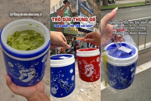 Giải mã 'Trà sữa thùng đá mini' thức uống vừa hợp vị vừa trendy