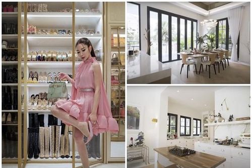 Choáng ngợp biệt thự xa hoa của 'nữ hoàng đồ hiệu' nức tiếng