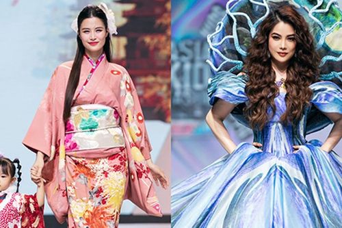 Đông Nhi và con gái tỏa sáng, Trương Ngọc Ánh lộng lẫy khi làm vedette