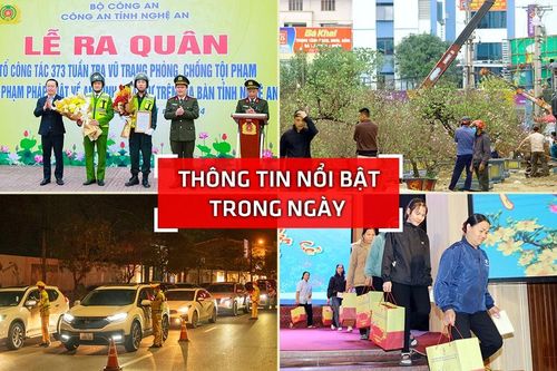 Nghệ An: Thông tin nổi bật ngày 22/1