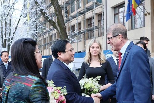Thủ tướng thăm trường Đại học Kỹ thuật Xây dựng Bucharest của Romania