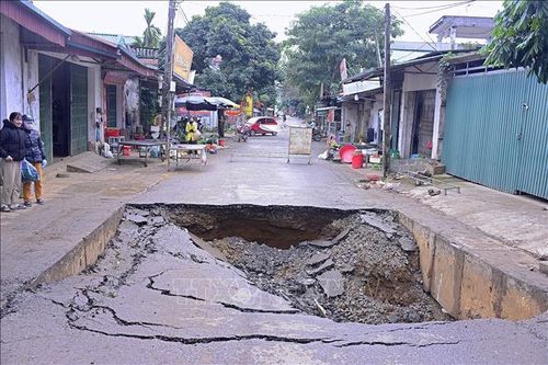 Khẩn trương khắc phục 'hố tử thần' tại huyện Cao Phong, Hòa Bình
