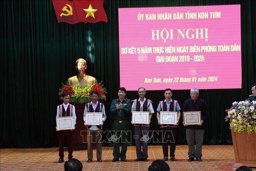Kon Tum: Sơ kết 5 năm thực hiện Ngày Biên phòng toàn dân giai đoạn 2019-2024